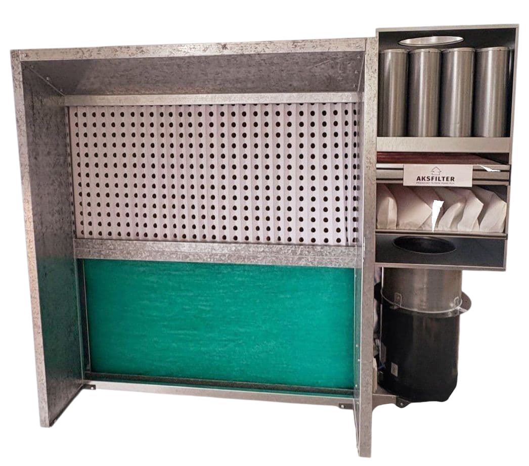 System oczyszczania powietrza w lakierniach